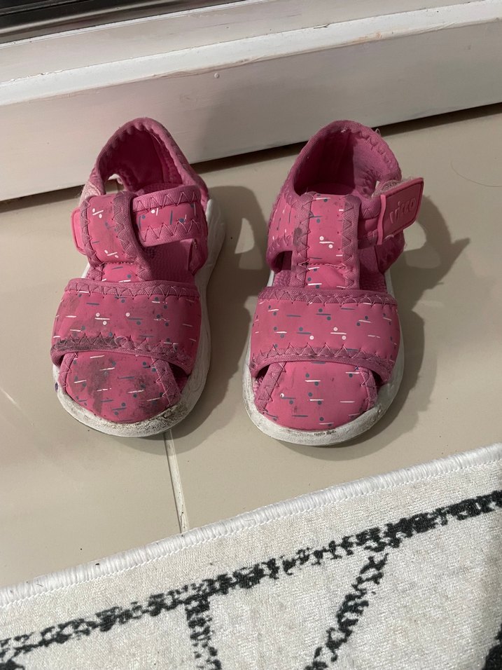 Vicco Kız Çocuk Pembe Cırtlı sandalet - Görsel 3