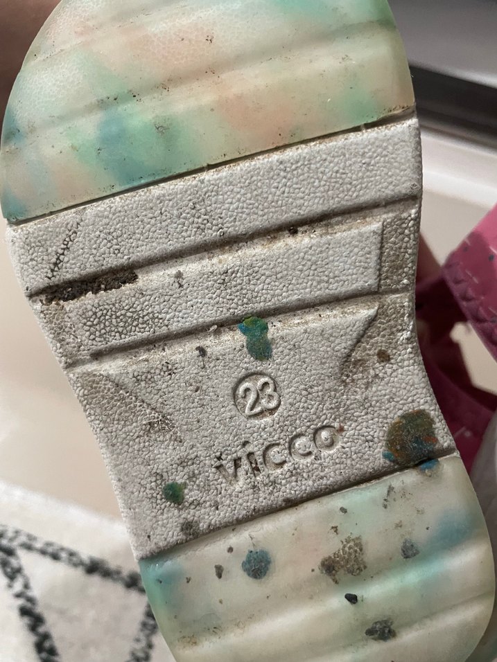 Vicco Kız Çocuk Pembe Cırtlı sandalet - Görsel 4