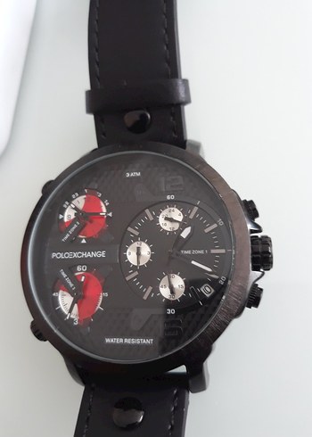 Siyah Poloexchange Erkek Biker Saati - Görsel 2