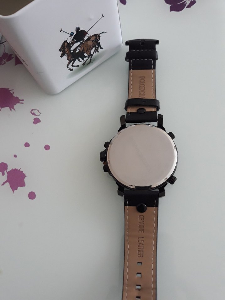 Siyah Poloexchange Erkek Biker Saati - Görsel 4