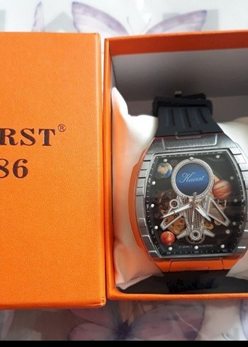 Kurmalı-Otomatik Erkek Biker Saati - Görsel 7