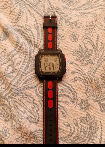 Kırmızı Siyah Dijital Erkek Saat - Görsel 4