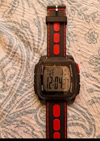 Kırmızı Siyah Dijital Erkek Saat - Görsel 3
