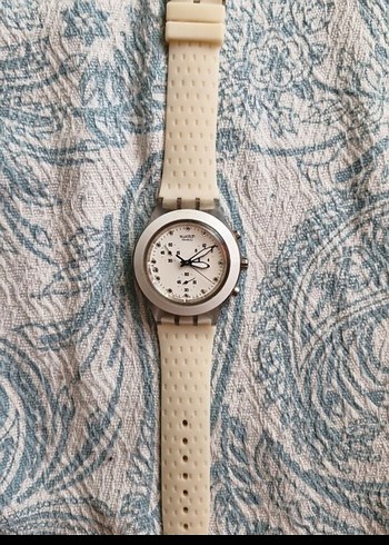 Swatch Kadın Beyaz Vintage Saat - Görsel 2