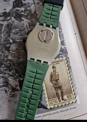 Swatch Erkek Kol Saati Khaki - Görsel 6