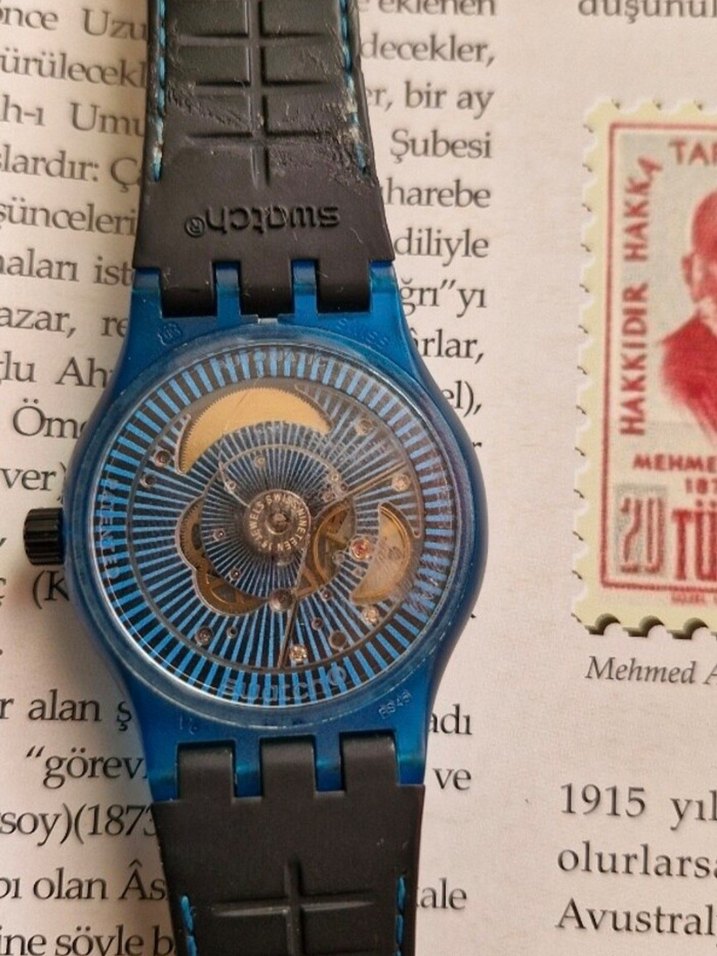 Siyah Avant-Garde Erkek Kol Saati - Görsel 3