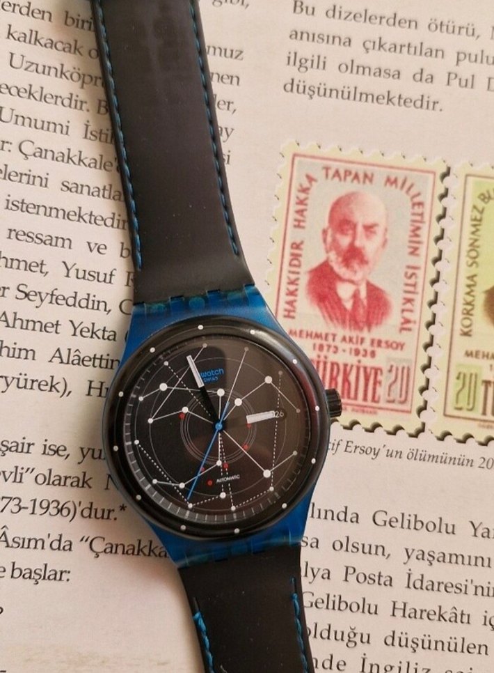 Siyah Avant-Garde Erkek Kol Saati - Görsel 2