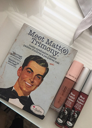 The Balm Trimony , Yanında 3 ruj veriyorum