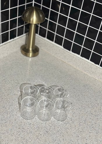 Paşabahçe Altı Parçalı Şeffaf Cam Bardak Seti
