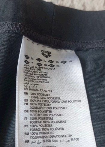 Arena havuz , deniz mayosu Kırmızı-Gri - Görsel 6