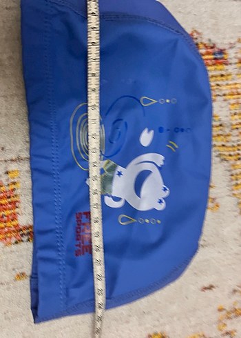 Mavi Baskılı Yüzücü Gözlüğü ve Bone Seti - Görsel 8