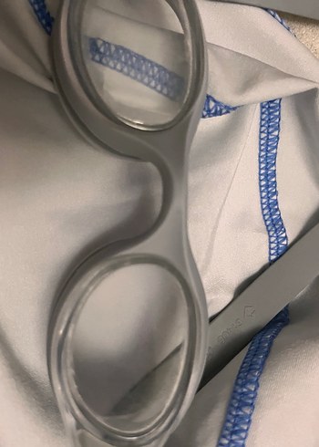 Mavi Baskılı Yüzücü Gözlüğü ve Bone Seti - Görsel 5