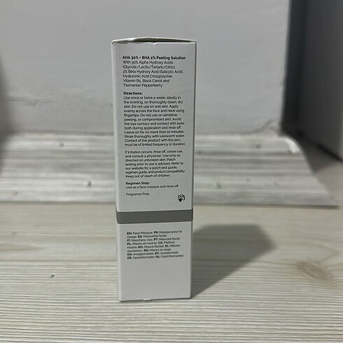 Beden The Ordinary aha bha peeling solution