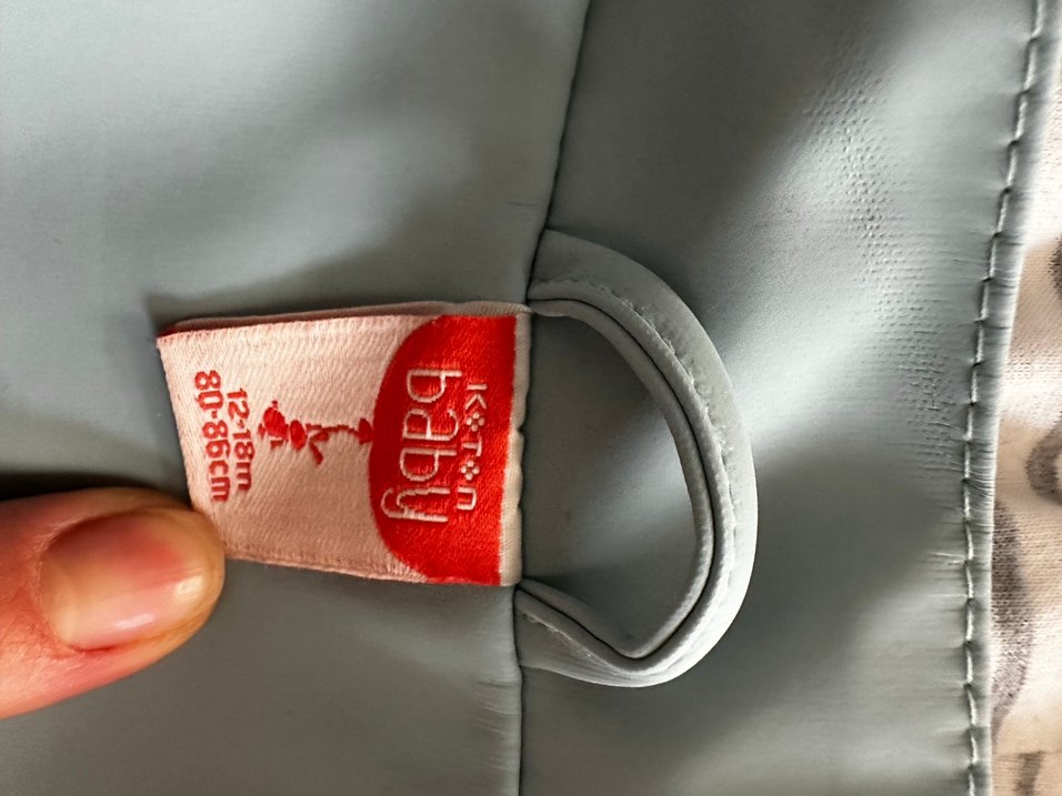 Mavi Erkek Çocuk Düğmeli Yağmurluk - Görsel 4