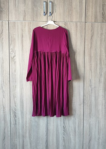 Bordo Uzun Kollu Tunik - Görsel 3