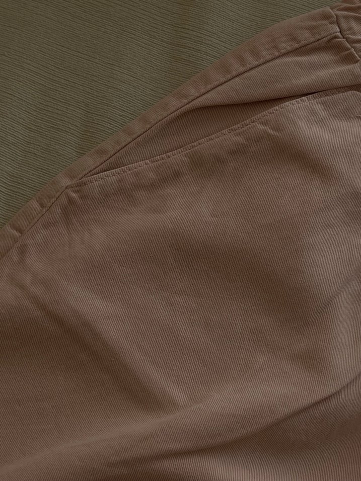 Toz Pembe Kadın Keten Rahat Kesim Pantolon - Görsel 4