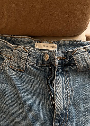 Kadın Bol Kesim Kot Pantolon - Görsel 3