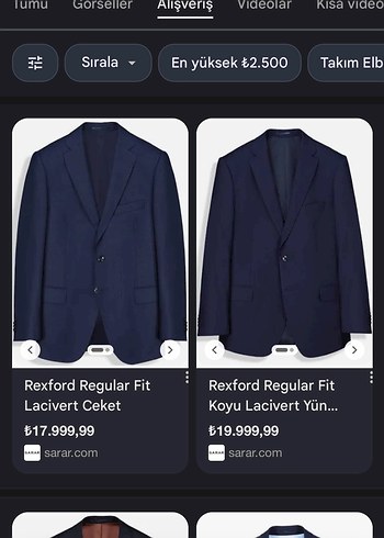 SARAR Düğmeli Lacivert Erkek Ceket - Görsel 2