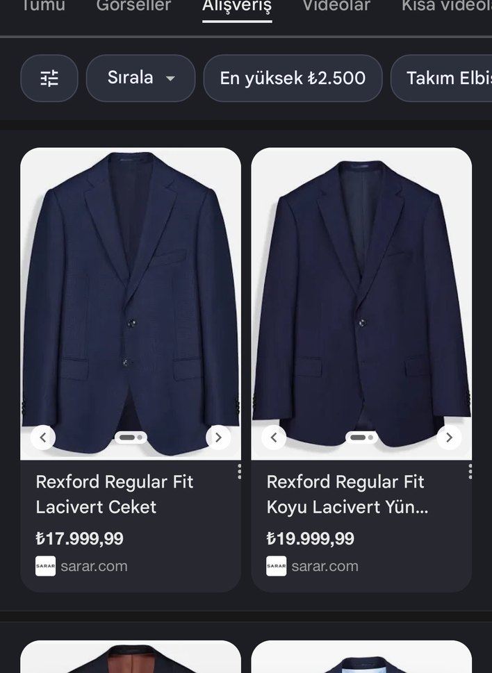 SARAR Düğmeli Lacivert Erkek Ceket - Görsel 2