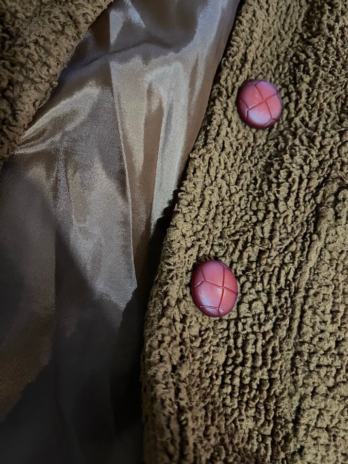 Düğmeli Kahverengi Kadın Ceket - Görsel 3