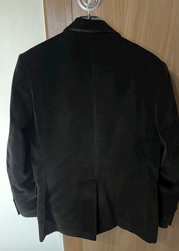 Erkek Siyah Düğmeli Takım Elbise Ceketi - Görsel 4
