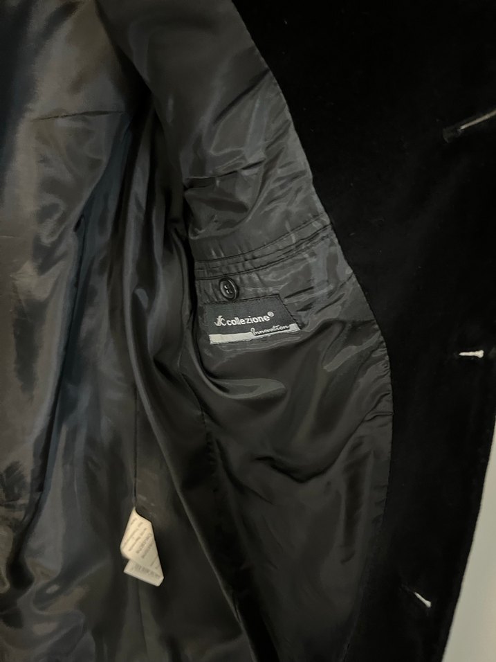 Erkek Siyah Düğmeli Takım Elbise Ceketi - Görsel 2