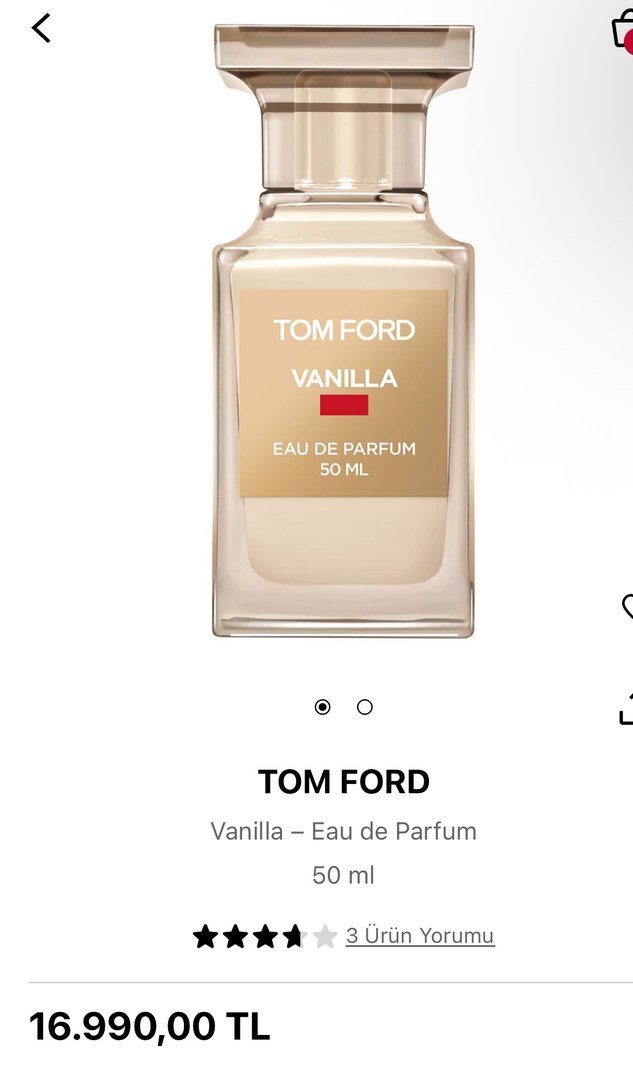 Tom Ford Vanilla Kadın Parfümü 50 ml - Görsel 4