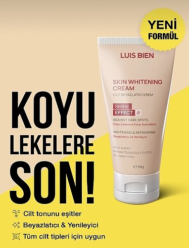 Luis Bien Cilt Beyazlatıcı Krem