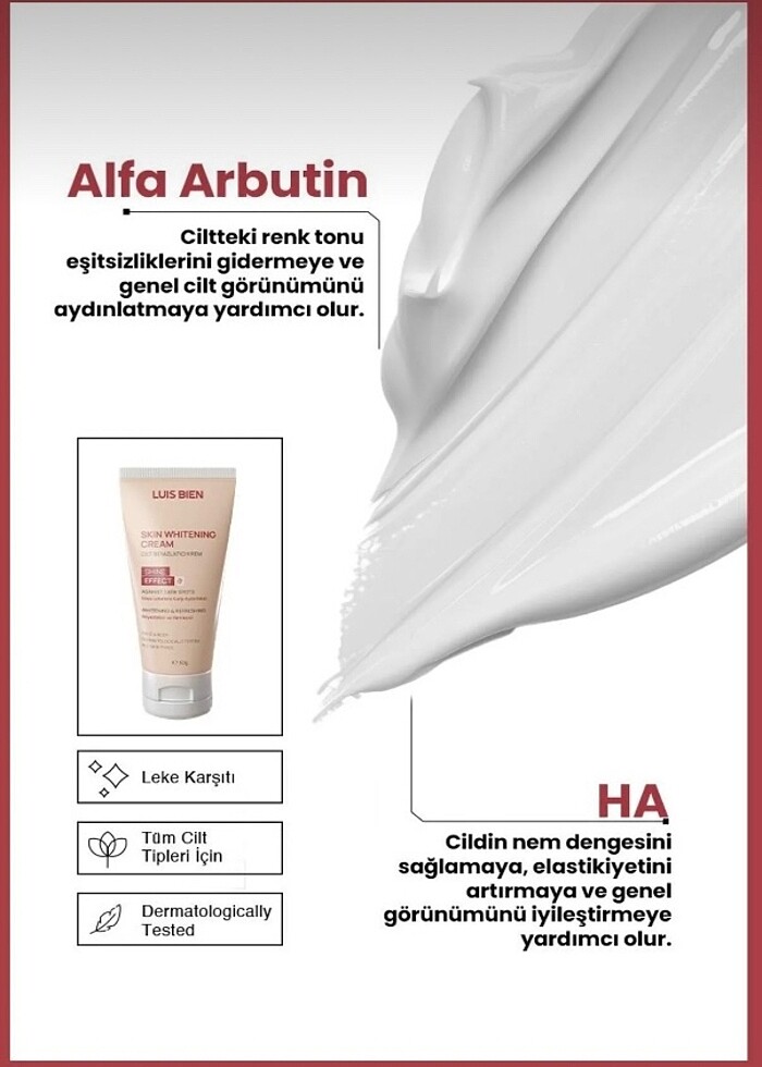 Luis Bien Cilt Beyazlatıcı Krem - Görsel 5