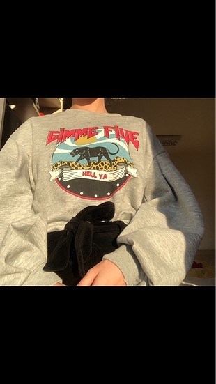 Gri sweatshirt