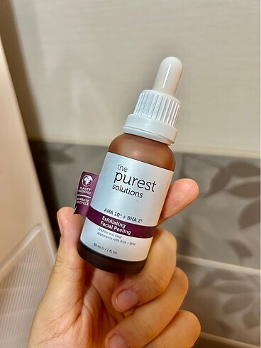 The purest solutions aha bha peeling serum