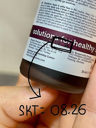 Beden The purest solutions aha bha peeling serum
