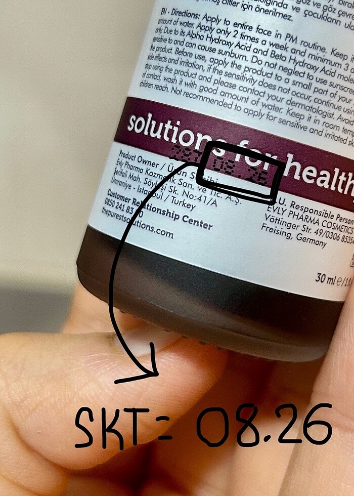 The purest solutions aha bha peeling serum - Görsel 3