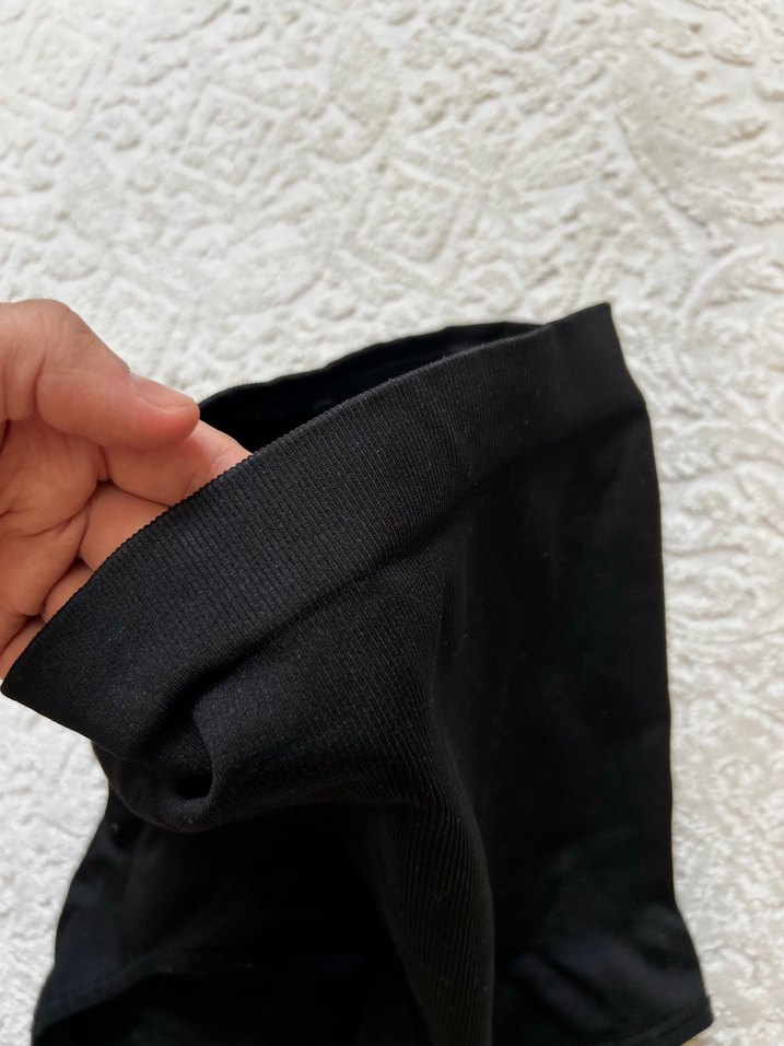 Siyah, Silikon Bantlı, Toparlayıcı Korse - Görsel 2