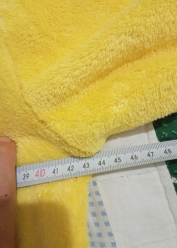 Sarı Baskılı Erkek Çocuk Bornoz - Görsel 9