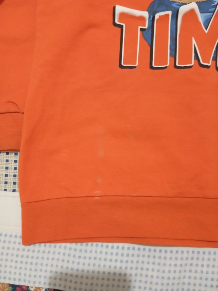 Turuncu Kapüşonlu Fermuarlı Erkek Sweatshirt - Görsel 5