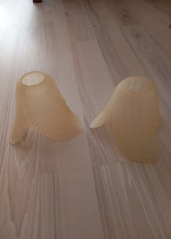 Bej Yaprak Desenli avize camı - Görsel 3