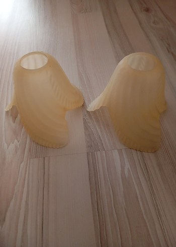 Bej Yaprak Desenli avize camı - Görsel 2