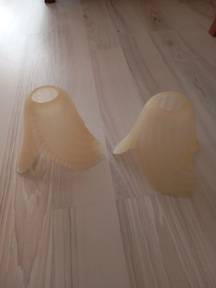 Bej Yaprak Desenli avize camı - Görsel 3