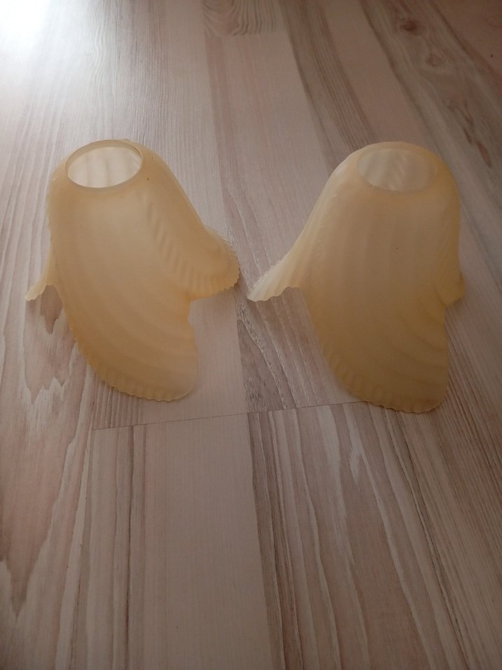 Bej Yaprak Desenli avize camı - Görsel 2