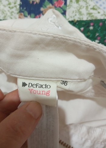 Beli Kemerli Beyaz Kadın Kumaş Pantolon - Görsel 5