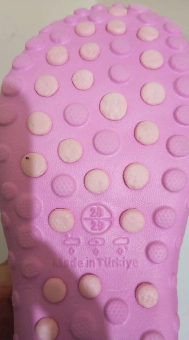 Kız Çocuk Pembe Delikli Terlik - Görsel 4