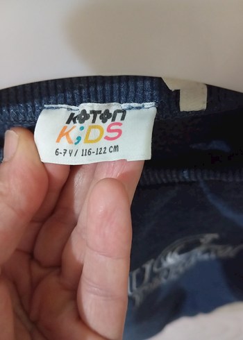 Erkek Çocuk Mavi Denim Sweatshirt - Görsel 5