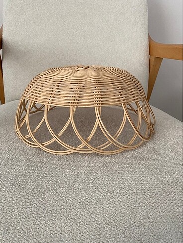 Rattan Hasır Avize 35 cm