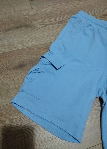 Mavi Baskılı Rahat Kesim Erkek Şort - Görsel 3