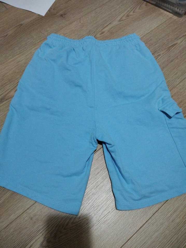 Mavi Baskılı Rahat Kesim Erkek Şort - Görsel 5