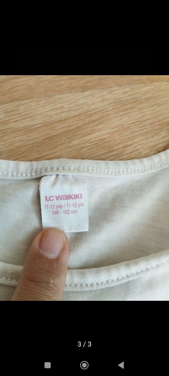 Pembe Desenli Kısa Kollu kız çocuk şortlu takım 11-12 yaş - Görsel 3