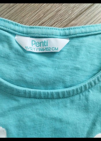 Mavi Baskılı Hamile Şort Takımı - Görsel 3