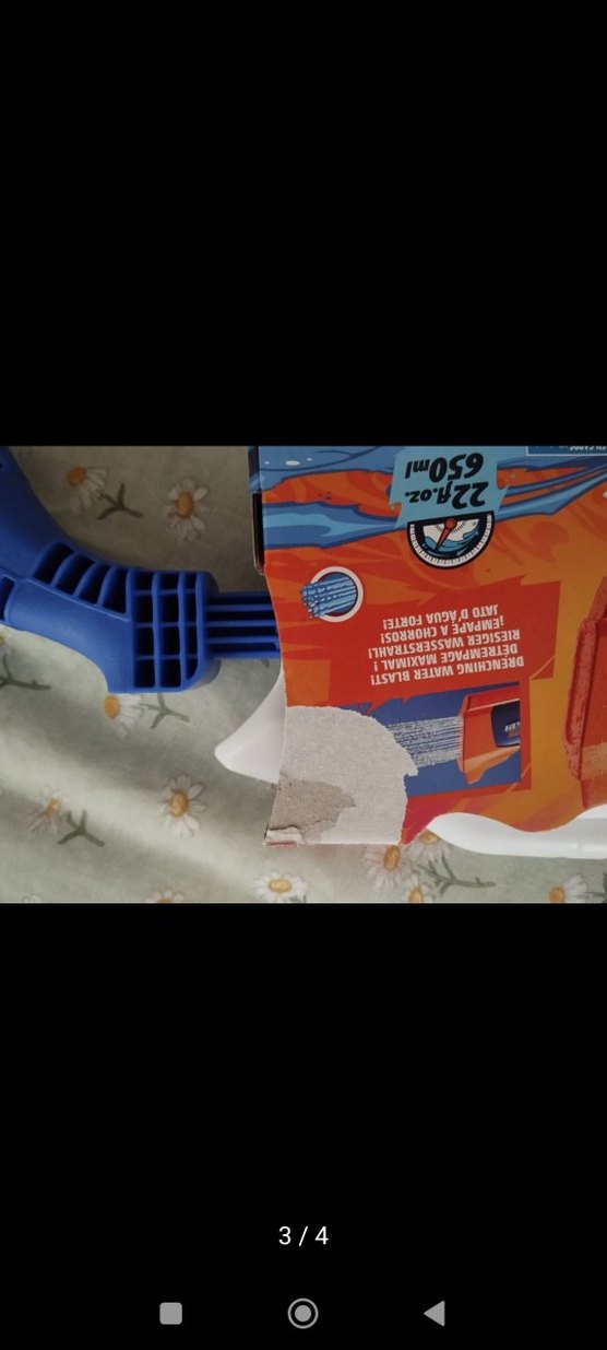 Renkli Mavi Oyuncak Tüfek - Görsel 3