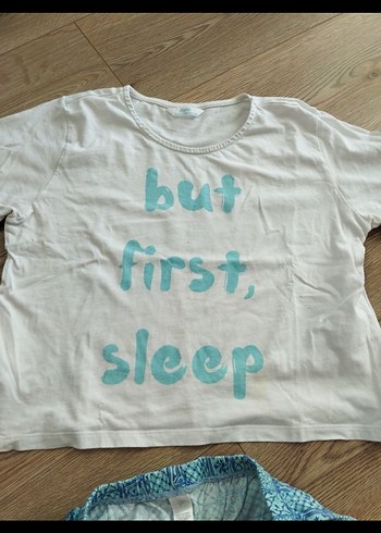 şortlu kız çocuk Pijama Takımı - Görsel 4